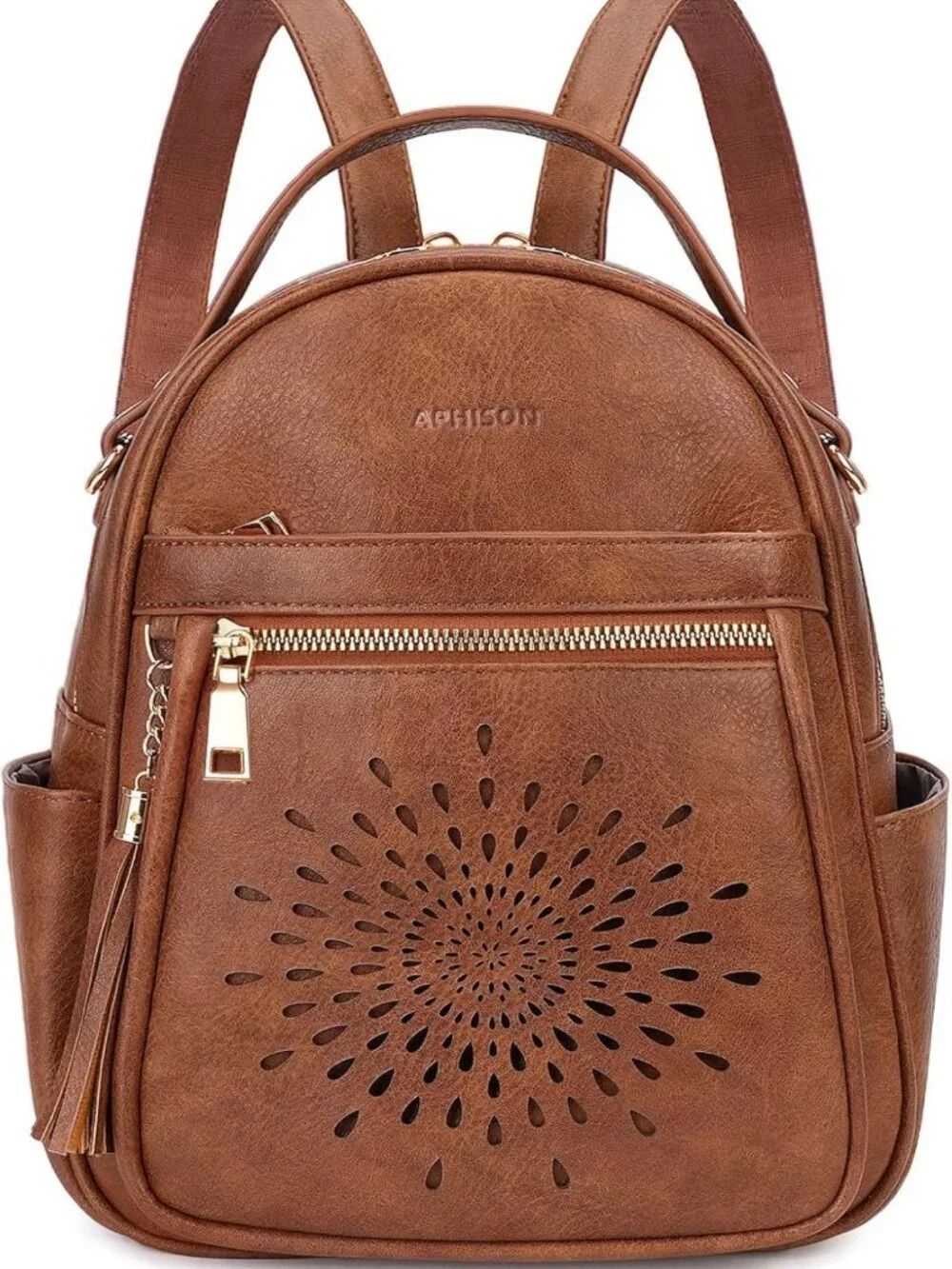 Cute Mini Backpack Purse for Women - Lightweight PU Leather, Waterproof Casual